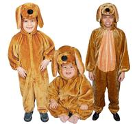 Dress Up America Sensational Plush Brown Puppy Costume for Kids and Adults - Cosplay Costume For Role Play - Cosplay Costume