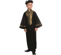 Dress Up America Sephardic Chacham Rabbi Costume For Kids - Beautiful Dress Up
