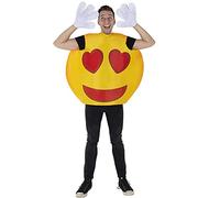 Dress Up America Smiling Heart Emoticon Costume For Adults - Smiling Faces Costume For Adults