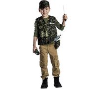 Dress Up America Soldier Role-Play Set - Army Costume for Kids