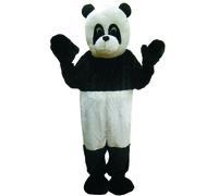 Dress Up America Sweet Panda Bear Mascot Black and White Costume - Role Play