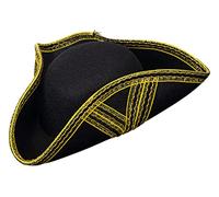 Dress Up America Tricorn Hat for Adults - Colonial Hat for Men