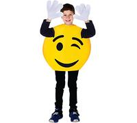 Dress Up America Winking Emo_ji Costume For Role Play- Beautiful Unisex Children Costume
