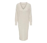 Dress v-neck long sleeves woman Only New Tessa Beige L