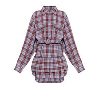 Dress with a check pattern- female- Vivienne Westwood- Shirt Dresses- Multicolor- S- Dresses S