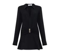 Dress with applique - female - The Attico - Short Dresses - Black - M - Dresses M