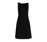 Dress with decorative safety pin - female - Versace - Short Dresses - Black - M - Dresses M