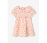 Dress with Peter Pan collar for Baby Girls pale pink