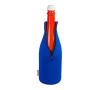 DRESS-YOUR-DRINK Champagne Cooler 0.75 L Neoprene Bottle Cooler Wine Cooler Drinks Cooler Blue Pack of 1