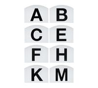 Dressage Arena Markers Dressage Letters, Lightweight Professional Stable Sports for Equestrian Athletes Wall Mount Equipment, 8pcs