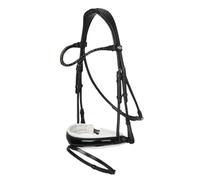 LeMieux Kudos Patent Dressage Bridle Cob Black/White