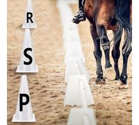 Dressage Cones Set - Horse Training Cones With Letters | Competition Markers Stackable Sports Training Cone, For Horse Tranings Equipment For Equestrian Athletes Events