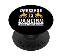 Dressage Dance Best Friend Design PopSockets Adhesive PopGrip