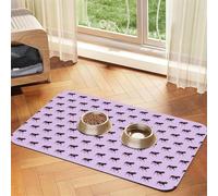 Dressage Dressage Rider Horse Printing Feeding Mat For Dogs Cats Pet Absorbent Leather Tablecloth 23.62in*15.75in Cat Dog