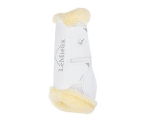 Dressage horse gaiters with fleece edging LeMieux Motionflex