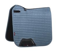 LeMieux Dressage Suede Square Saddle Pad - Saddle Pads for Horses - Equestrian Riding Equipment and Accessories (Ice Blue - Large)