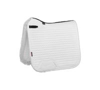 LeMieux Dressage Sensitive Square Saddle Pad - Saddle Pads for Horses - Equestrian Riding Equipment and Accessories (White - Large)