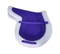 Dressage Saddle Pad Non Slip Soft Practical Bareback Horse Back Blanket Riding For Club Warm Up Daily Show For The Horse's Back(Purple)