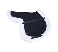 Dressage Saddle Pad Non Slip Soft Practical Bareback Horse Back Blanket Riding For Club Warm Up Daily Show For Riding,Outdoor Activities(Black)