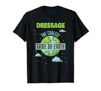 Dressage The Coolest Game On Earth Funny Value Graphic T-Shirt