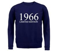 Dressdown 1966 Limited Edition Birthday - Unisex Crewneck Sweater/Jumper - Oxford Navy - Medium
