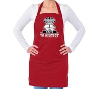 Dressdown BMX Is The Bestest - Unisex Adult Kitchen/BBQ Apron - Red - One Size