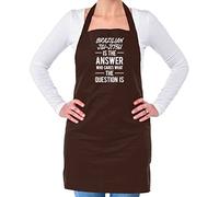 Dressdown Brazilian Jiu-Jitsu Is The Answer! - Unisex Adult Kitchen/BBQ Apron - Brown - One Size