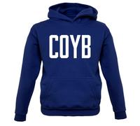 Dressdown COYB (Come On You Blues) - Childrens/Kids Pullover Hoodie - Oxford Navy - 12-13 Years