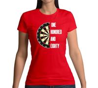 Dressdown Dart Board One Hundred and Eighty 180 - Womens Crewneck T-Shirt
