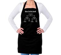 Dressdown DIY Guide - How to fix stuff - Unisex Adult Kitchen/BBQ Apron - Black - One Size