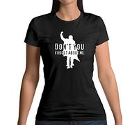 Dressdown Don't You Forget About Me - Womens Crewneck T-Shirt - Black - XXL