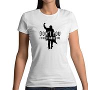 Dressdown Don't You Forget About Me - Womens Crewneck T-Shirt - White - XL