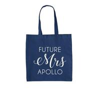 Dressdown Future Mrs Apollo - 100% Cotton Tote Bag - French Navy - One Size