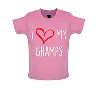 Dressdown I Love My Gramps - Organic Baby/Toddler T-Shirt - Bubble Gum Pink - 6-12 Months