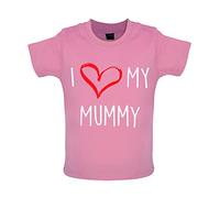 Dressdown I Love My Mummy - Organic Baby/Toddler T-Shirt - Bubble Gum Pink - 18-24 Months