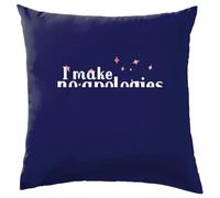 Dressdown I Make No Apologies This Is Me - Cushion/Pillow (with Insert) - 41 x 41cm (16)" - Navy - One Size
