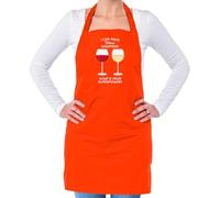 Dressdown I Make Wine Disappear, What's Your Superpower - Unisex Adult Kitchen/BBQ Apron - Orange - One Size