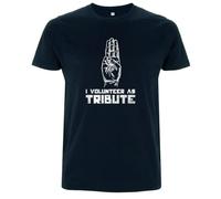 Dressdown I Volunteer As Tribute - Organic Men's/Unisex T-Shirt - Navy - S