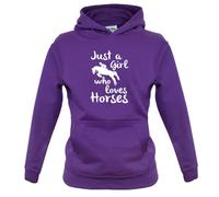 Dressdown in My Head I'm Thinking About Ballet - Childrens/Kids Pullover Hoodie - Purple - L (7-8 Years)