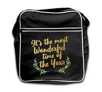 Dressdown It's The Most Wonderful Time Of The Year - Retro Flight Bag - Black - One Size