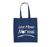 Dressdown Love Means Nothing - 100% Cotton Tote Bag - French Navy - One Size