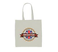 Dressdown Made In BRIGHTON 100% Authentic - 100% Cotton Tote Bag - Natural - One Size