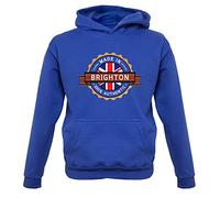 Dressdown Made in Brighton 100% Authentic - Childrens/Kids Pullover Hoodie - Royal Blue - 7-8 Years