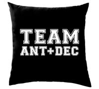Dressdown Team Ant And Dec - Cushion/Pillow (with Insert) - 41 x 41cm (16)" - Black - One Size