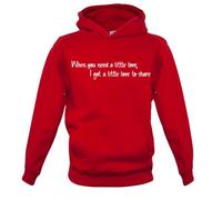 Dressdown When You Need A Little Love - Childrens/Kids Pullover Hoodie - Fire Red - 7-8 Years