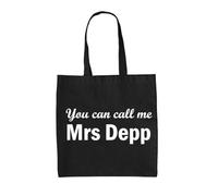 Dressdown You Can Call Me Mrs Depp - 100% Cotton Tote Bag