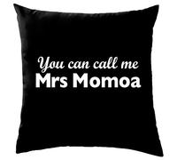 Dressdown You Can Call Me Mrs Momoa - Cushion/Pillow (with Insert) - 41 x 41cm (16)" - Black - One Size