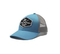 Dressed in Music Play with ME Children's 5 Panel Trucker Cap with Mesh - Surf Monkey® Cap, White/Grey, Medium