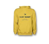 DRESSED IN MUSIC PLAY WITH ME Hoodie Organic Men/women Hoodie - Organic Cotton Gots Surf Monkey®, lemon tree, M