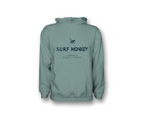 DRESSED IN MUSIC PLAY WITH ME Hoodie Organic Men/women Hoodie - Organic Cotton Gots Surf Monkey®, Sage, M